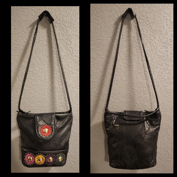 VTG Retro Leather Bag - Picture 4 of 16